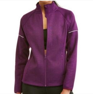 DANSKIN NOW Active Purple Zip Up Jacket Size Medium